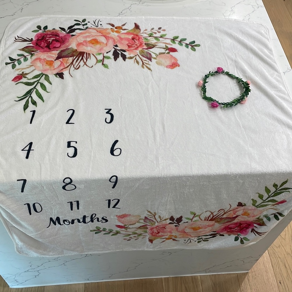 12 month milestone blanket